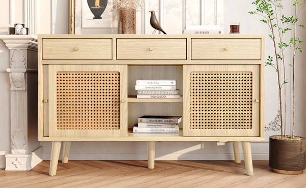 Sideboard O3128 Braun - Holzwerkstoff - 120 x 78 x 40 cm