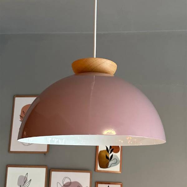 Pendelleuchte Luna Flieder