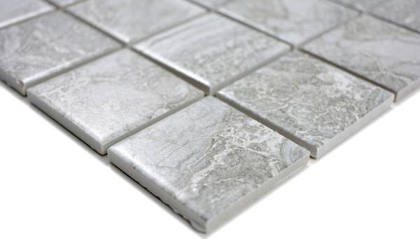 Mosaikfliesen CIM Q48 CG Grau - Keramik - 31 x 31 x 31 cm