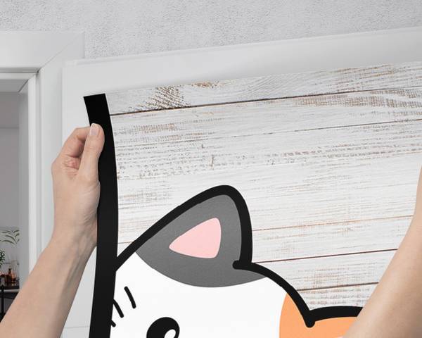Aufkleber Katzenzauber Breite: 95 cm
