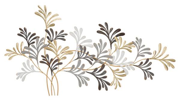 Wanddekoration Lixy A Metall - 8 x 71 x 131 cm