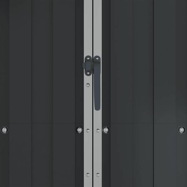 Gerätehaus 3011421 Grau - Stahl - 116 x 175 x 45 cm