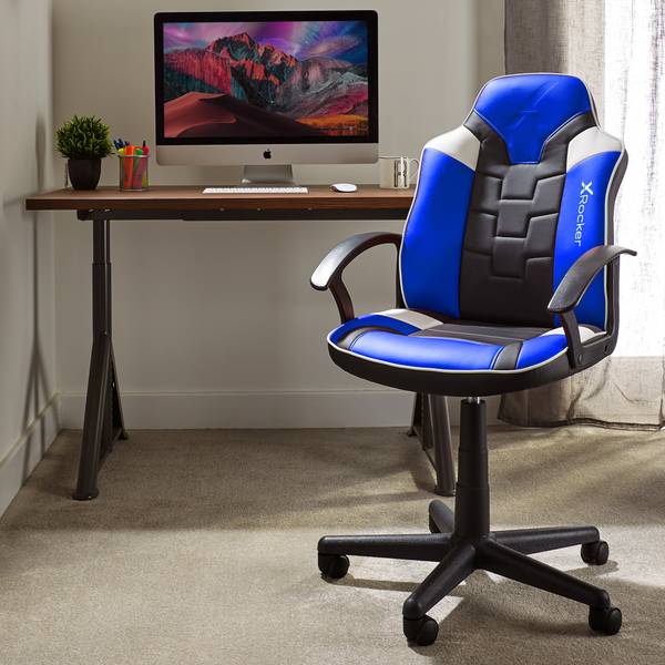 Gaming Stuhl Saturn Schwarz - Blau