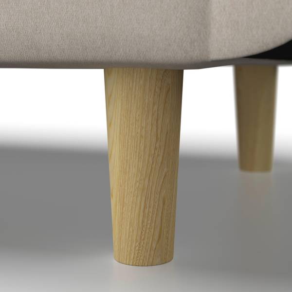 Schlafsofa MIRIAM Beige - Textil - Holz teilmassiv - 176 x 71 x 85 cm