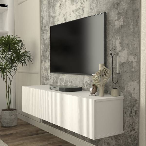 TV-Lowboard Verpsboga Weiß
