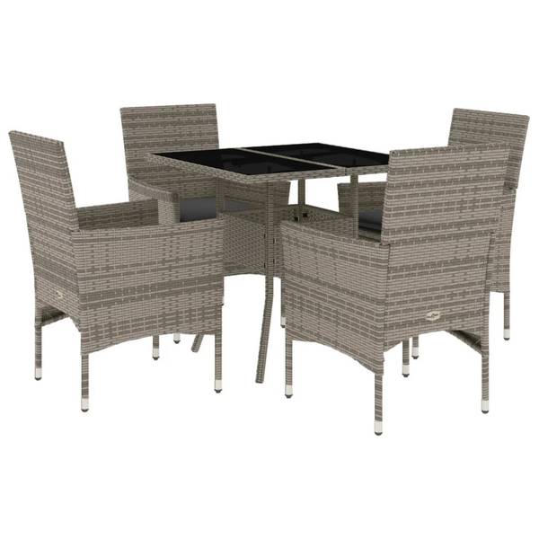 Garten Essgruppe 3037833-2 (5-teilig) Grau