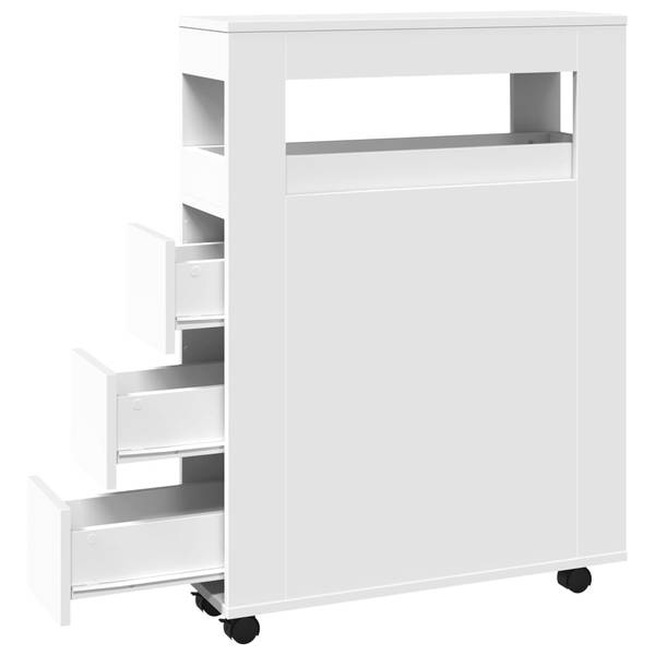 Meuble de salle de bain étroit 3043024 Blanc