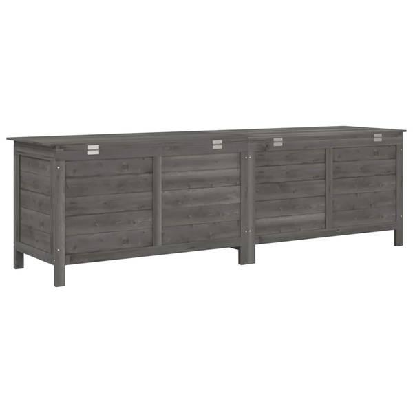 Gartentruhe M684818 Anthrazit - 199 x 57 x 50 cm