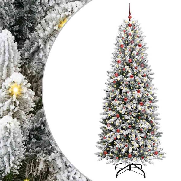 Künstlicher Baum Dekor 3013856-7 Grün - Rot - Weiß