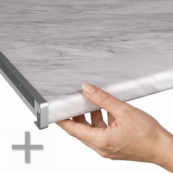 Küchenunterschrank Fame-Line 65148 Braun - Grau - Stahl - 60 x 82 x 60 cm