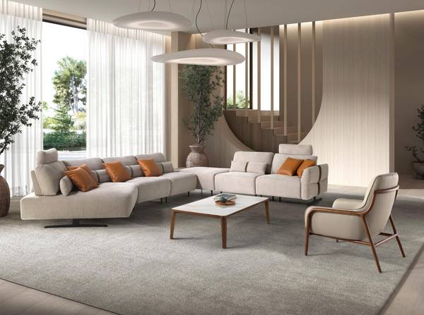 Sessel 5177 Gelb - Nussbaum - 72 x 90 x 90 cm
