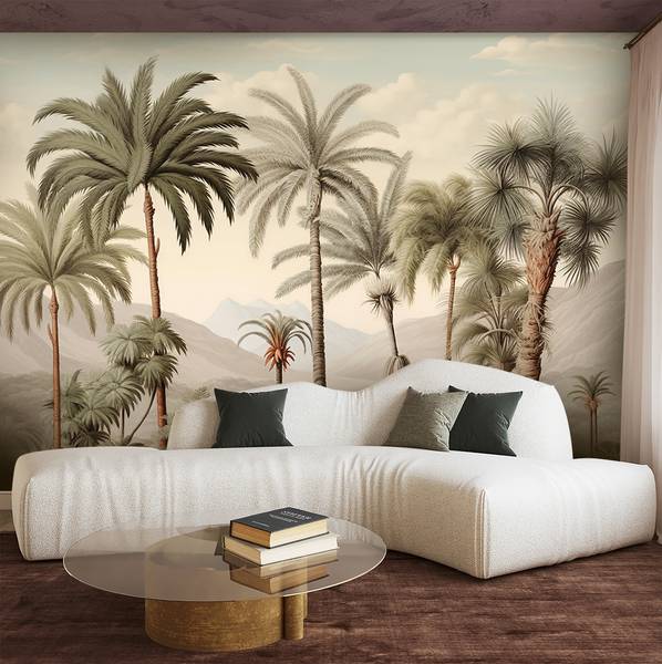 Papier peint, Plantes tropicales 150 x 105 cm