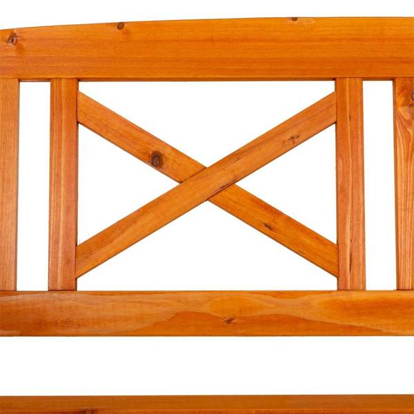 Bank Jardin descanso Orange - Massivholz - 120 x 68 x 65 cm