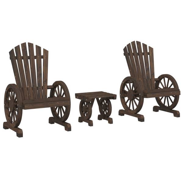 Loungeset 3032799-1 set van 3 bruin