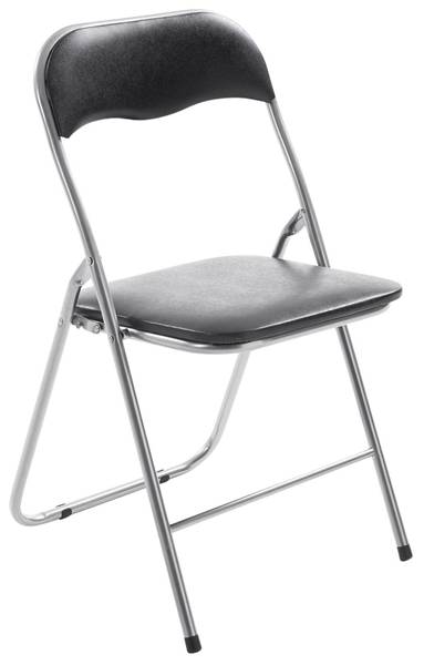 Besucherstuhl Felix 4er Set Schwarz - Silber