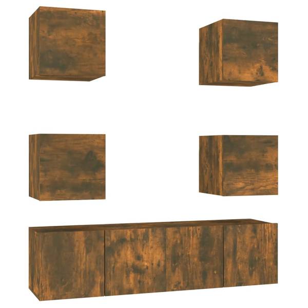 TV-Schrank 6er Set D673 Tiefe: 60 cm