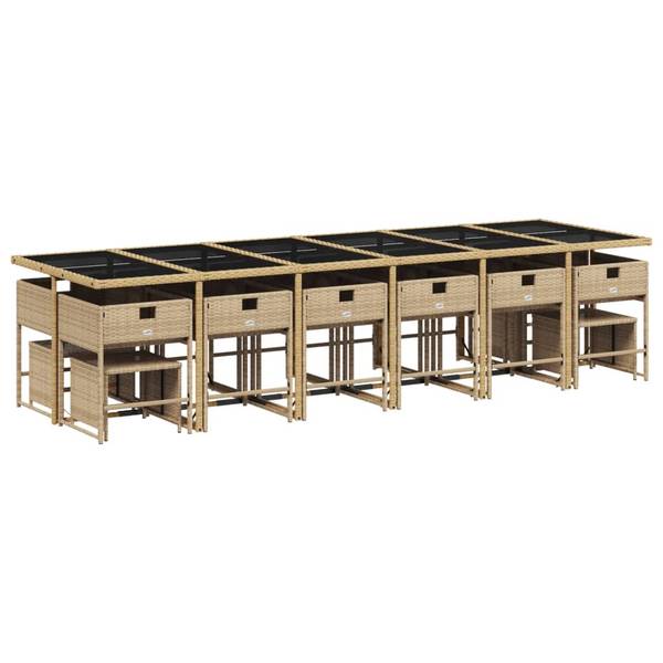 Tuinset 3043046-2 set van 17 beige - grijs