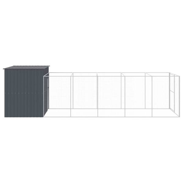 Hundehütte 3030304 Anthrazit - Tiefe: 661 cm