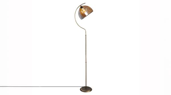 Stehlampe WENORA Braun - Bambus - 30 x 165 x 30 cm