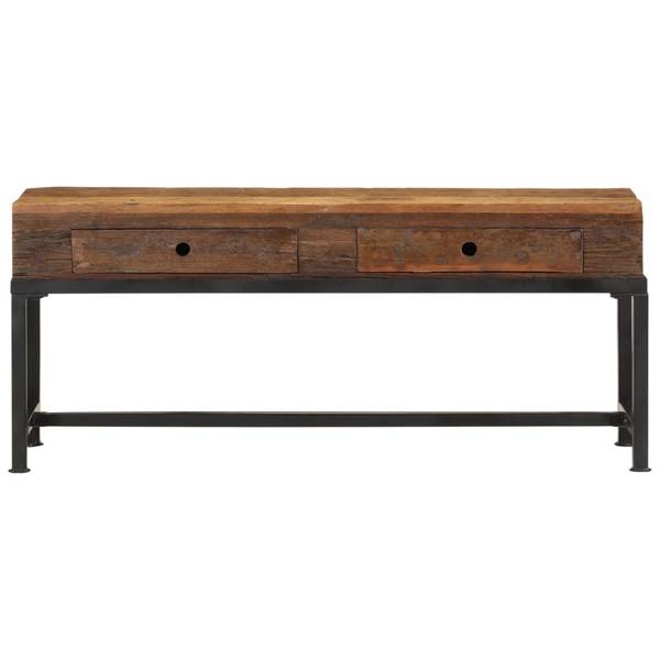 TV-Schrank D601 Braun - Massivholz - 30 x 46 x 110 cm