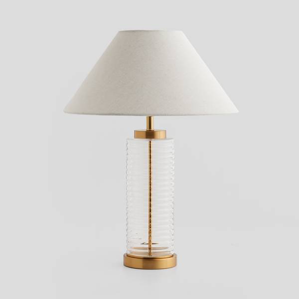 Tischlampe Ring Glas - 33 x 60 x 33 cm