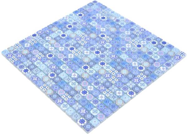 Mosaikfliesen 78-RB33 Blau - Glas - 30 x 30 x 30 cm