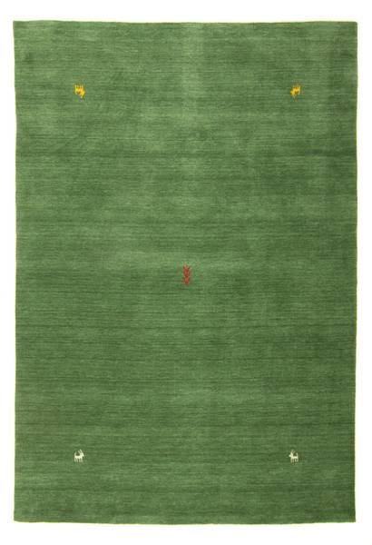 Wollteppich Deluxe Grün