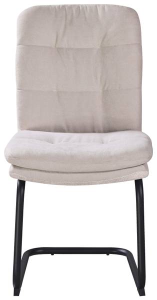 Stuhl NOVA Beige - Metall - Textil - 48 x 91 x 66 cm