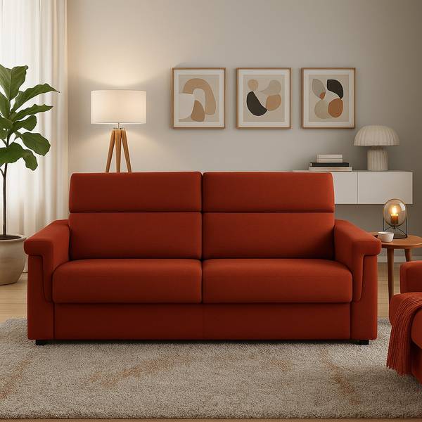 Zweisitzer-Sofa Lapio Orange