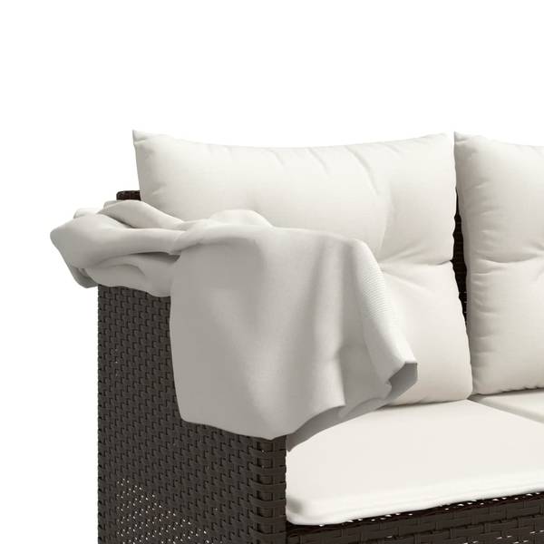 Garten-Lounge-Set 3036185-2 (5-teilig) Braun