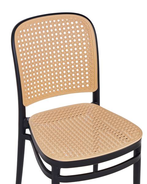 Gartenset PLOSE 4-tlg Beige - Schwarz