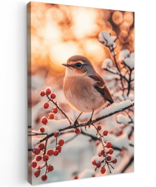 LEINWANDBILD Vogel 40 x 60 cm