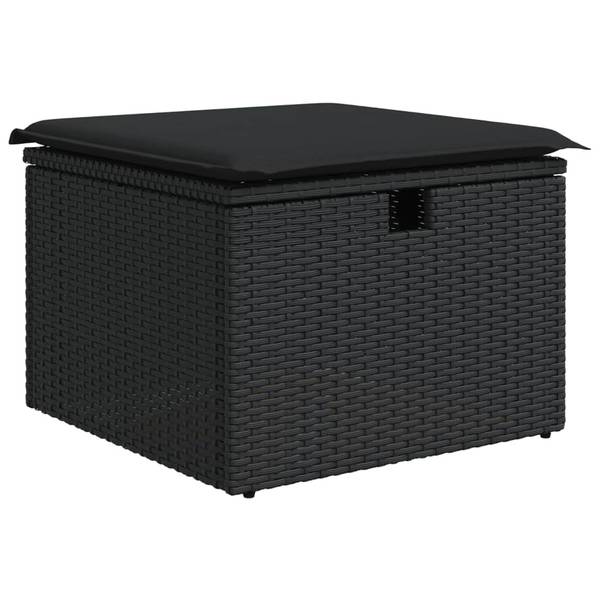 Canapés de jardin 3037466-1 (lot de 6) Noir