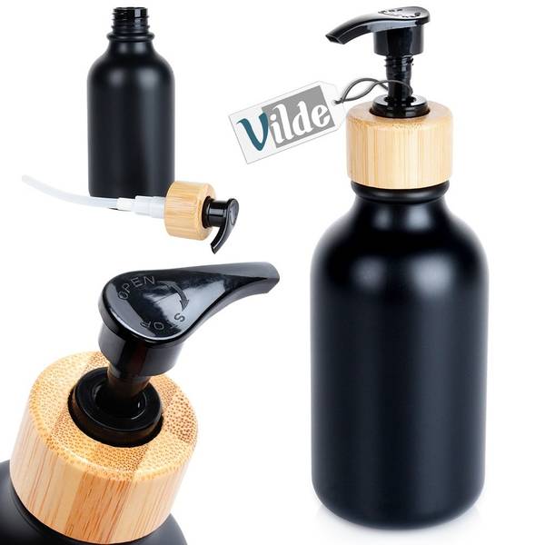 Pumpspender Schwarz 300 ml 5er Set kaufen