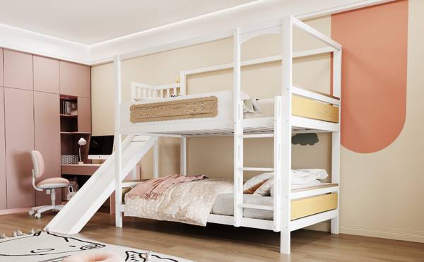 Stockbett K-1490 Braun - Holzwerkstoff - 176 x 180 x 247 cm