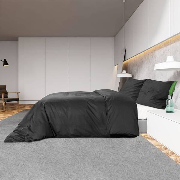 Ensemble de housses de couette 3016891-5 Noir - Polyester - 200 x 1 x 200 cm