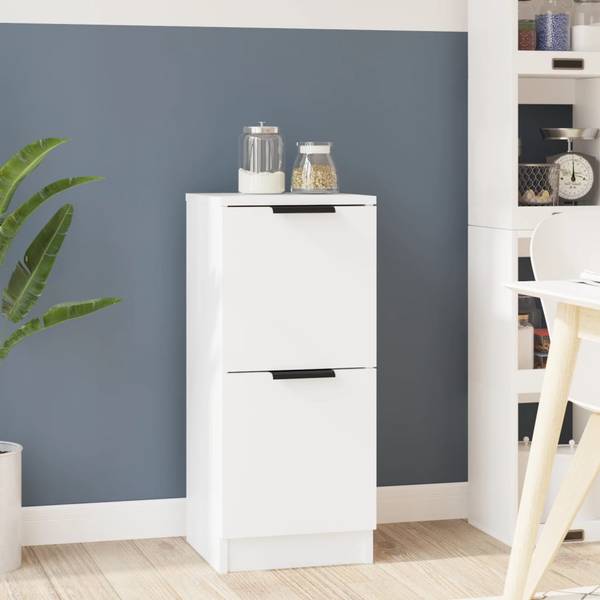 Sideboard 3015374 Weiß - Holzwerkstoff - 30 x 70 x 30 cm