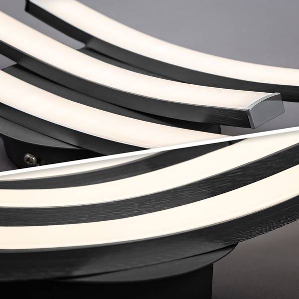 LED Deckenleuchte BKL1432 Schwarz - ABS - 12 x 6 x 57 cm