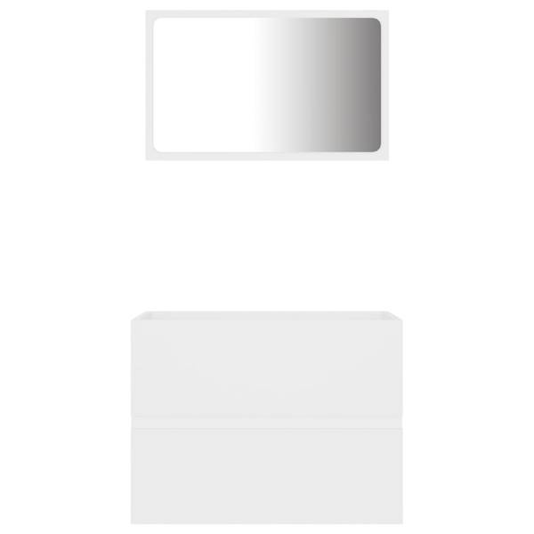 Meubles de bain 3005550 (lot de 2) Blanc
