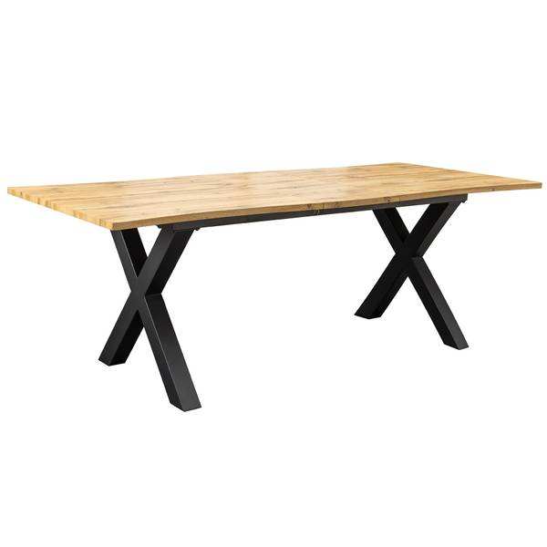 Esstisch WILD Braun - Wildeiche - 160 x 75 x 90 cm