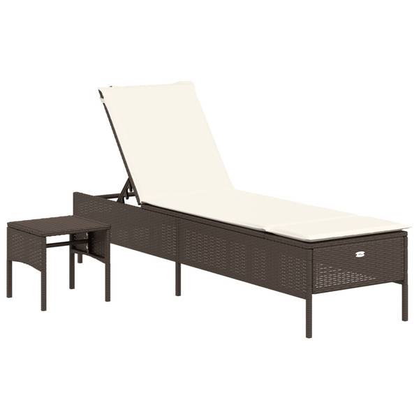 Sonnenliege 3038676 (3-teilig) Braun