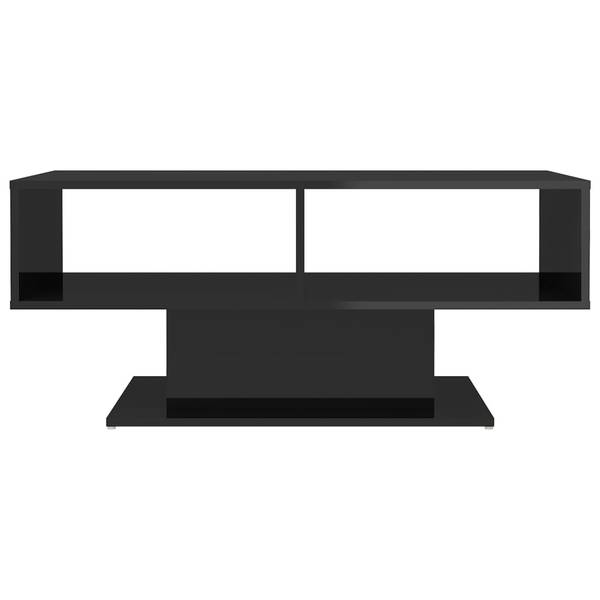 Table basse 3008009 Noir - Bois manufacturé - 50 x 45 x 104 cm