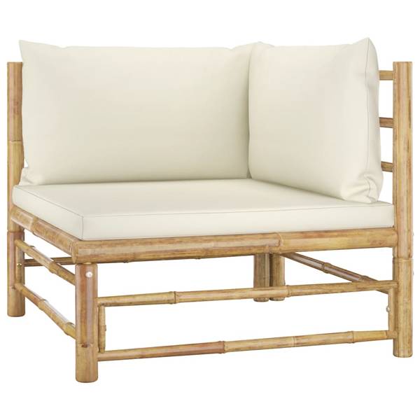 Garten-Lounge-Set 3009675-12 (6-teilig) Braun - Creme - Weiß