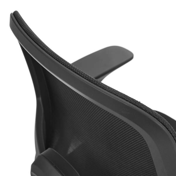 Bürostuhl Malio Schwarz - Polyester - 68 x 114 x 63 cm