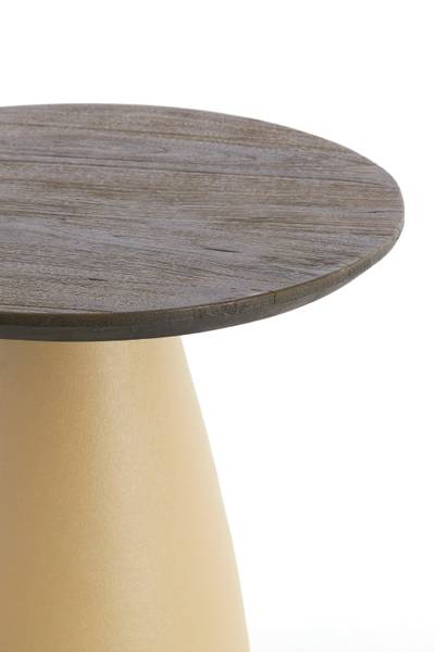Tisch OCANA Braun - Metall - 45 x 50 x 45 cm