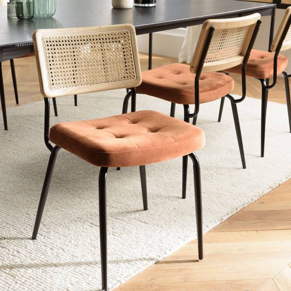 Stühle und Sessel von AGATHE Orange - Metall - 55 x 81 x 53 cm