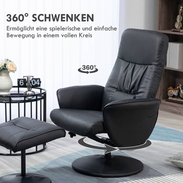 Relaxsessel 833-694V02BK Schwarz