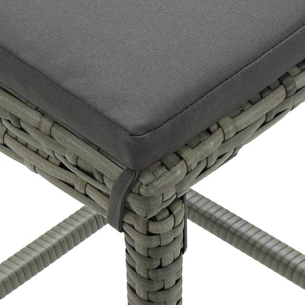 Bar de jardin 3008721-1 (lot de 3) Anthracite - Gris