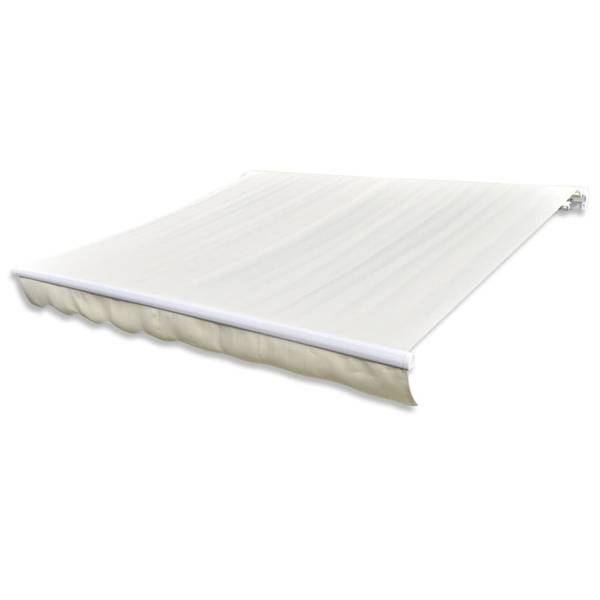 Markisenbespannung DE440 Weiß - Textil - 300 x 450 x 450 cm