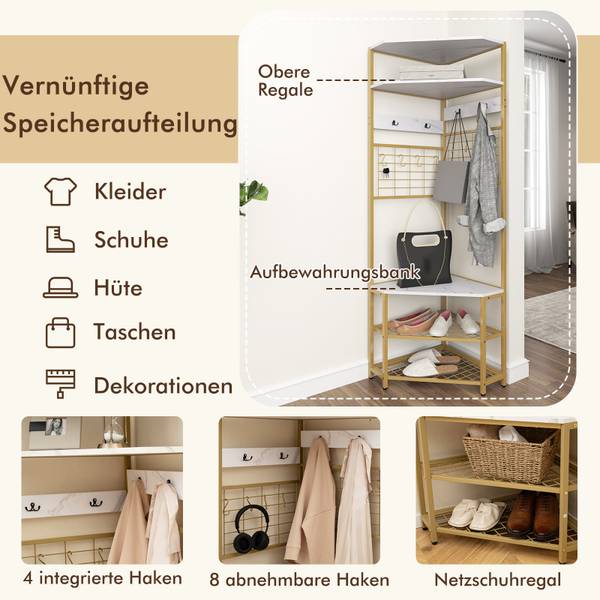 Eck-Garderobenständer VH34429 kaufen
